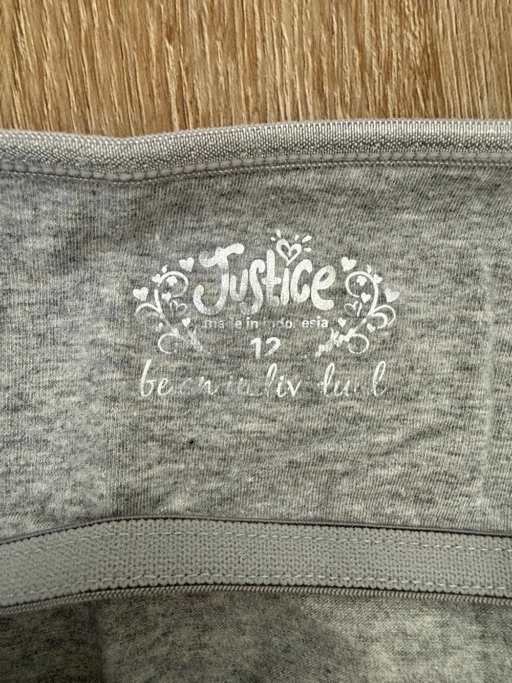 Justice Gray Girl’s Camisole Tank Top, Size 12